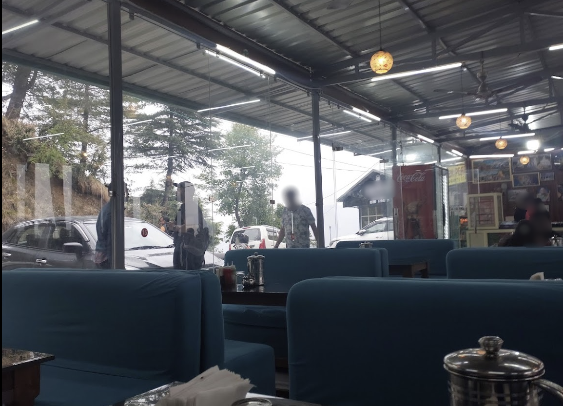 For a dhaba this was a bit too modern